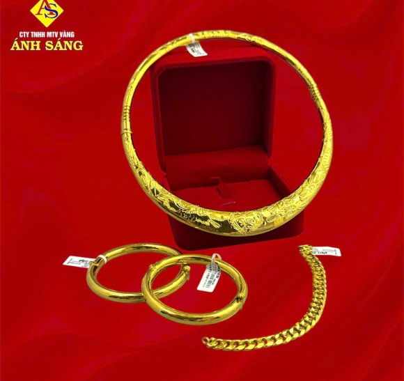 Bộ Trang Sức Cưới 4 Món 8C0 24K AS-B801