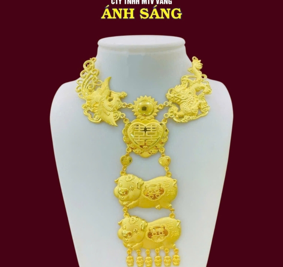 Dây Chuyền Cưới Con Heo ASJ003