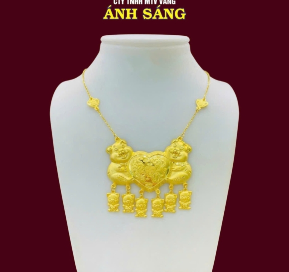 Dây Chuyền Cưới Con Heo ASJ011