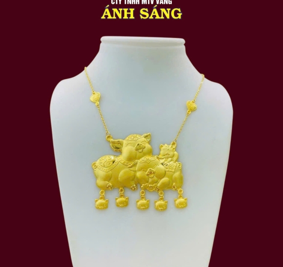 Dây Chuyền Cưới Con Heo ASJ007