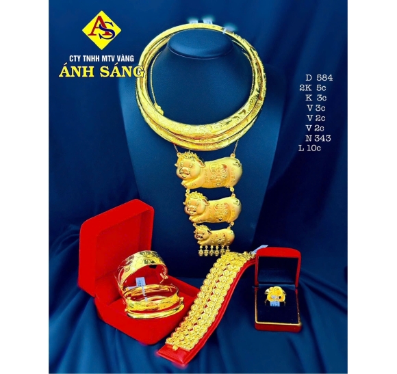 Bộ Trang Sức Cưới ASC111