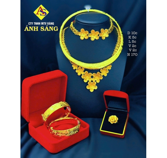 Bộ Trang Sức Cưới ASC114