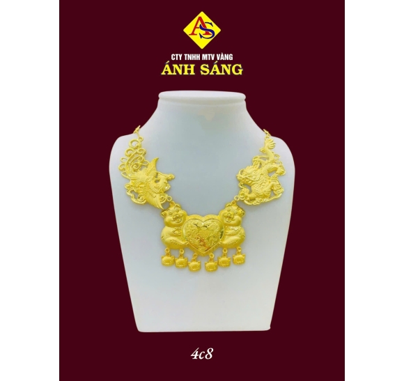 Dây Chuyền Cưới Con Heo ASJ001