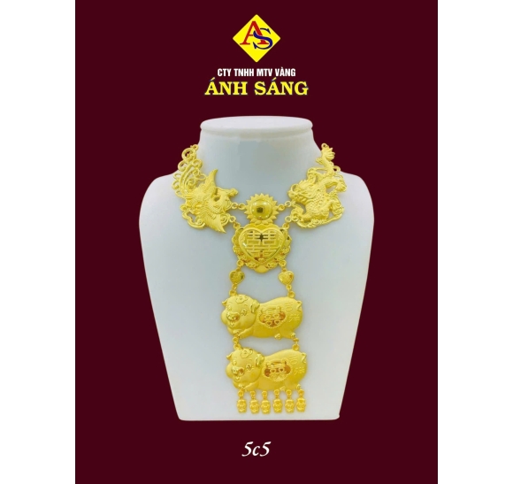 Dây Chuyền Cưới Con Heo ASJ003