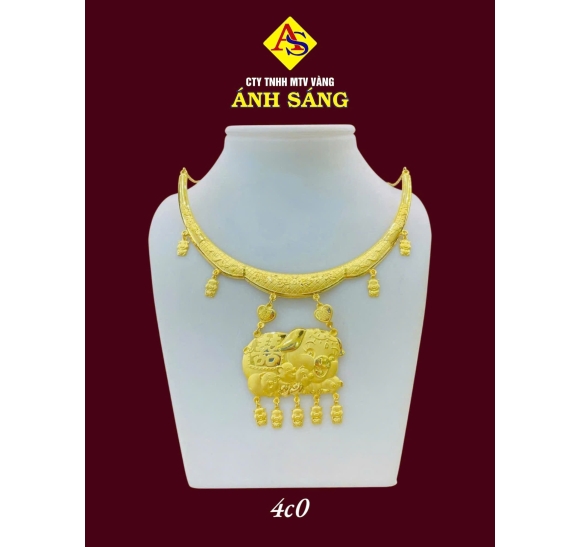 Dây Chuyền Cưới Con Heo ASJ004