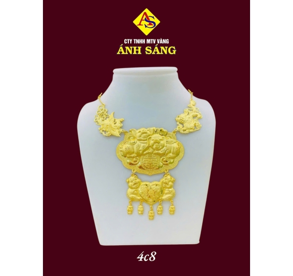 Dây Chuyền Cưới Con Heo ASJ005