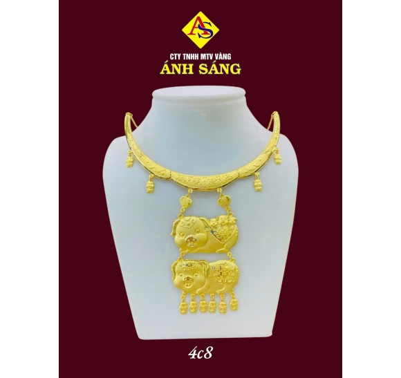 Dây Chuyền Cưới Con Heo ASJ009