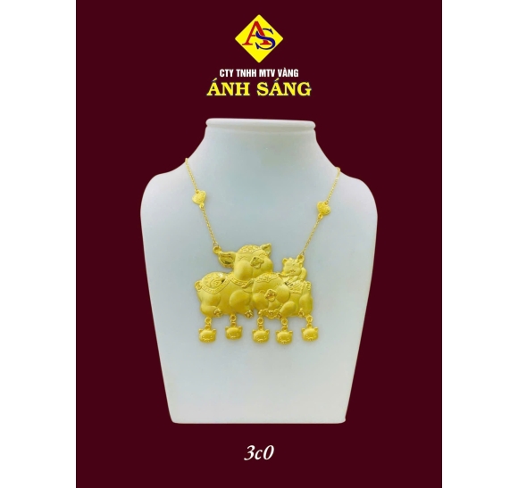 Dây Chuyền Cưới Con Heo ASJ007