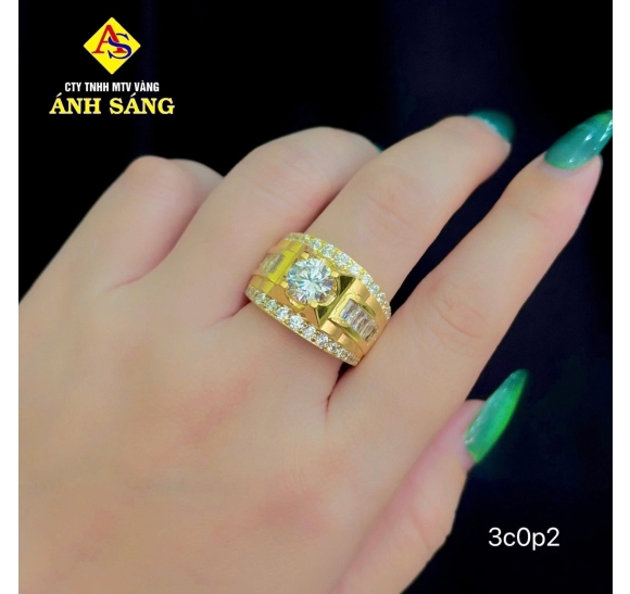 NHẪN XOÀN ĐÚC NAM ASJ302