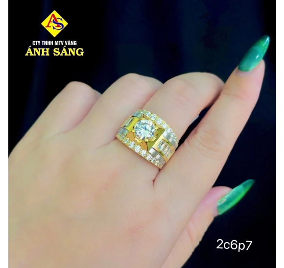 NHẪN XOÀN ĐÚC NAM ASJ267