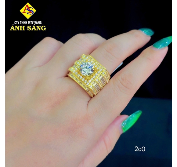 NHẪN XOÀN ĐÚC NAM ASJ200