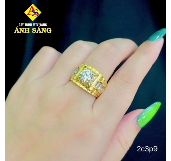 NHẪN XOÀN ĐÚC NAM ASJ239