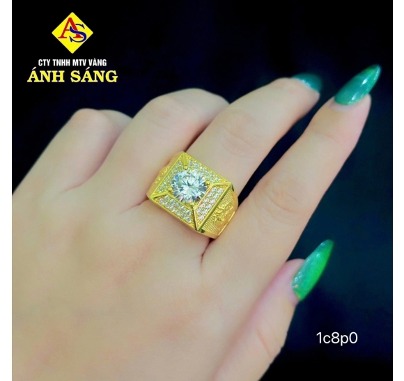 NHẪN XOÀN ĐÚC NAM ASJ180