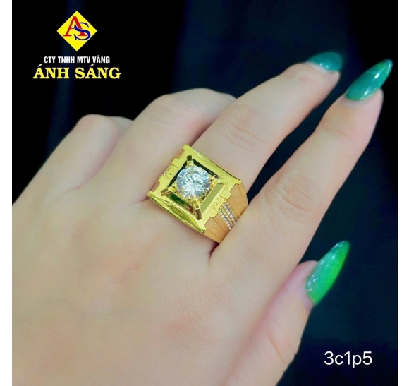 NHẪN XOÀN ĐÚC NAM ASJ315