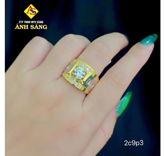 NHẪN XOÀN ĐÚC NAM ASJ293