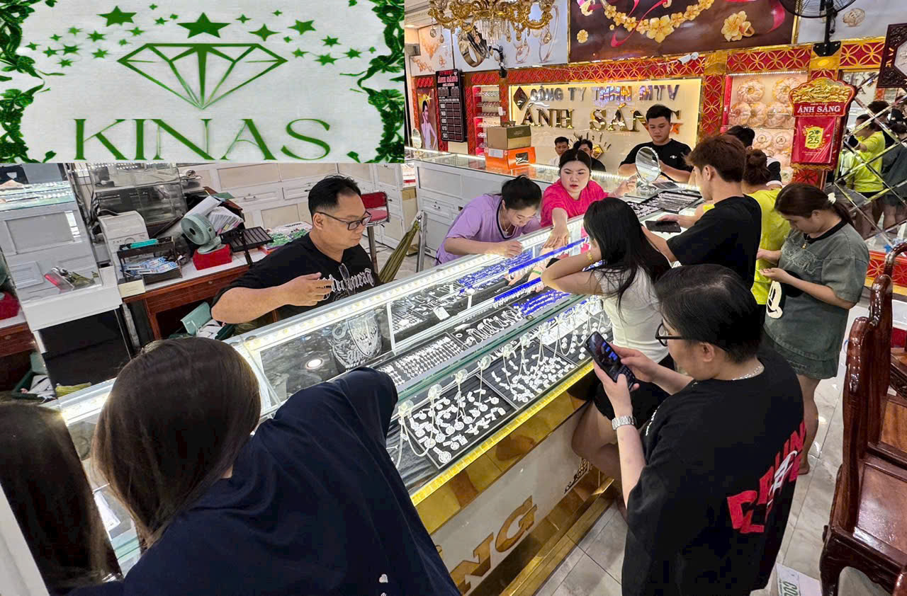 Hoạt động cửa hàng bạc Kinas